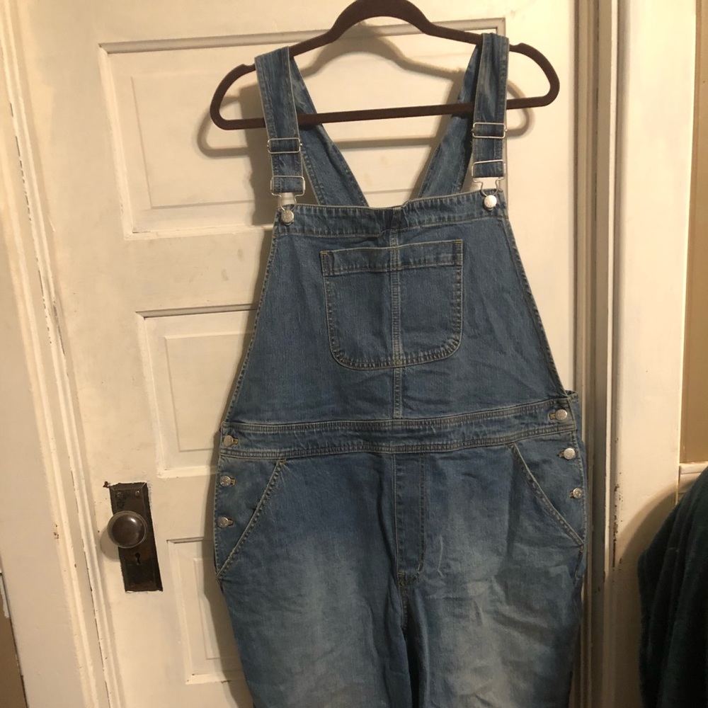Denim overalls
